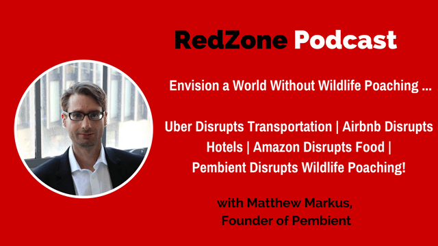  Envision a World Without Wildlife Poaching … Uber Disrupts Transportation| Airbnb Disrupts Hotels| Amazon Disrupts Food | Pembient Disrupts Wildlife Poaching! – with Matthew Markus